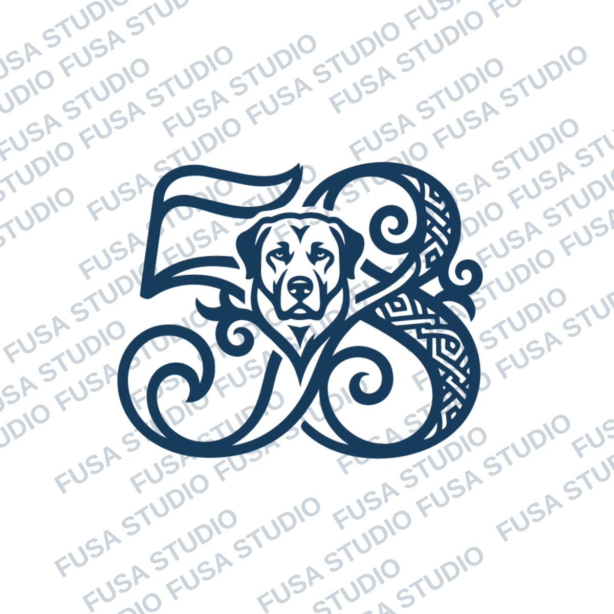 58 Kangal Monogram T-Shirt – Beyaz