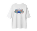 "İstanbul Rüyası ve Nazar" Motifli Oversize Unisex Tişört